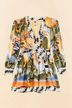 Farm Rio CariocaLenzing™ Ecovero™ Viscose Mini Dress 11 Farm Rio CariocaLenzing™ Ecovero™ Viscose Mini Dress -Farm Rio Shoop 306164 07