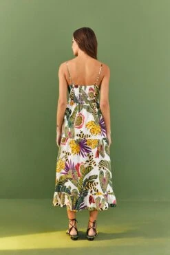 Farm Rio Striped Forest Maxi Dress -Farm Rio Shoop 306204 03