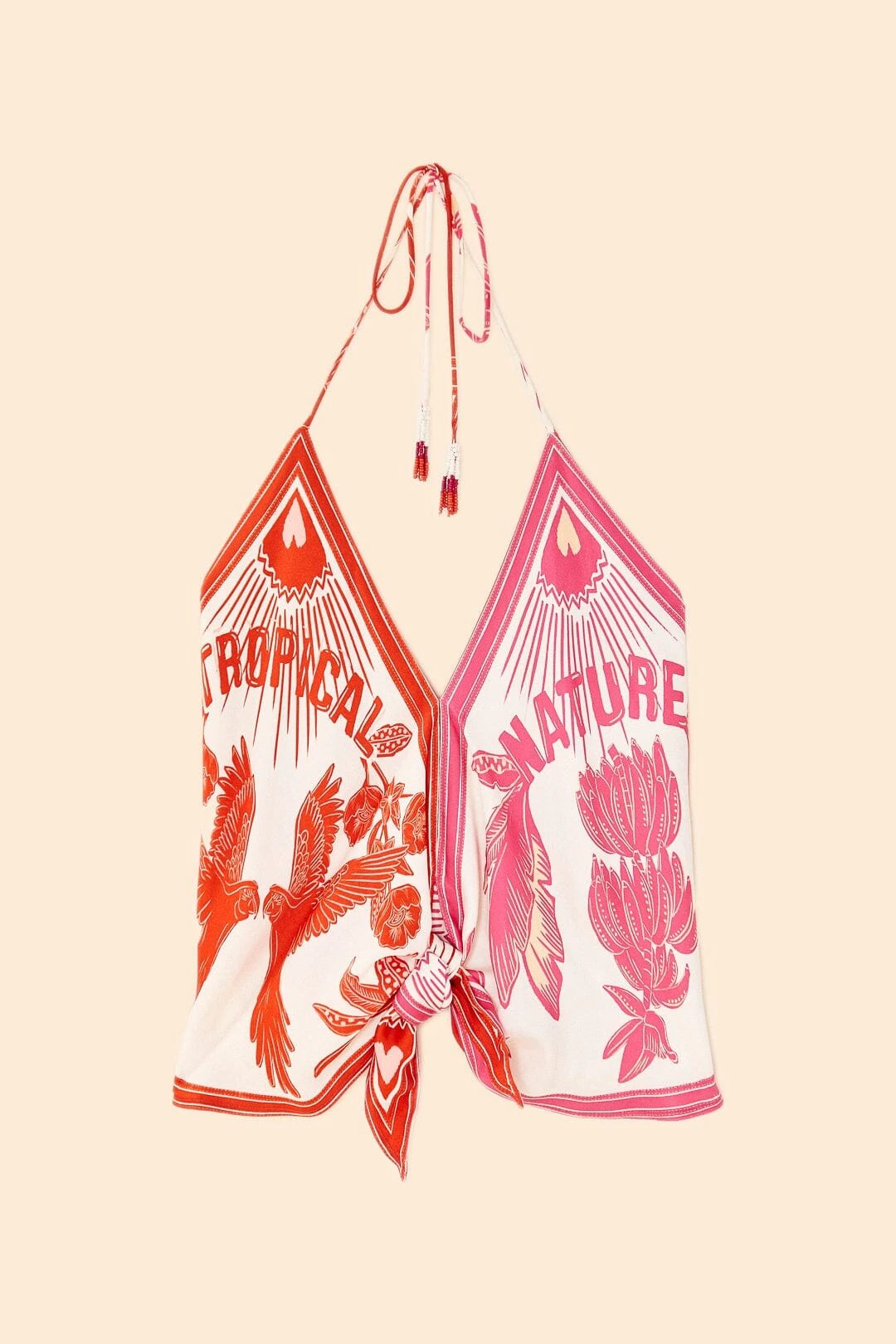 Farm Rio Tropical Dream Lenzing™ Ecovero™ Viscose Halter Blouse 4 Farm Rio Tropical Dream Lenzing™ Ecovero™ Viscose Halter Blouse - Image 4