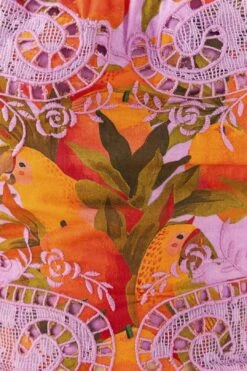 Farm Rio Lilac Mango Macaws Blouse -Farm Rio Shoop 306230 05