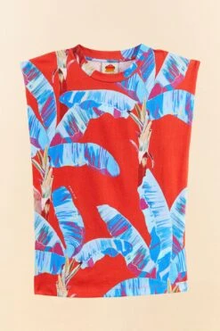 Farm Rio Red Sweet Jungle Organic Cotton T-Shirt -Farm Rio Shoop 306256 06