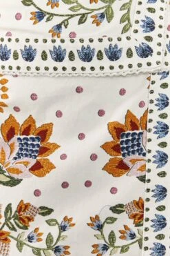 Farm Rio White Summer Garden Mini Skirt 8 Farm Rio White Summer Garden Mini Skirt -Farm Rio Shoop 306268 04