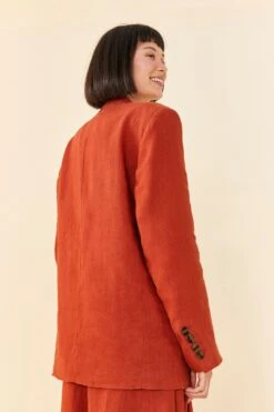 Farm Rio Brown Blazer -Farm Rio Shoop 306283 03