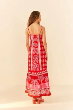 Farm Rio Red Summer Sunrise Maxi Dress -Farm Rio Shoop 306331 03