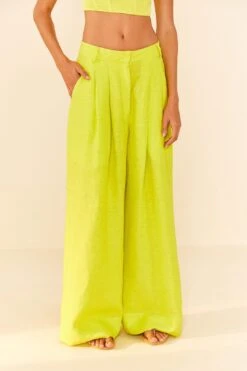 Farm Rio Lime Green Pants -Farm Rio Shoop 306349 03