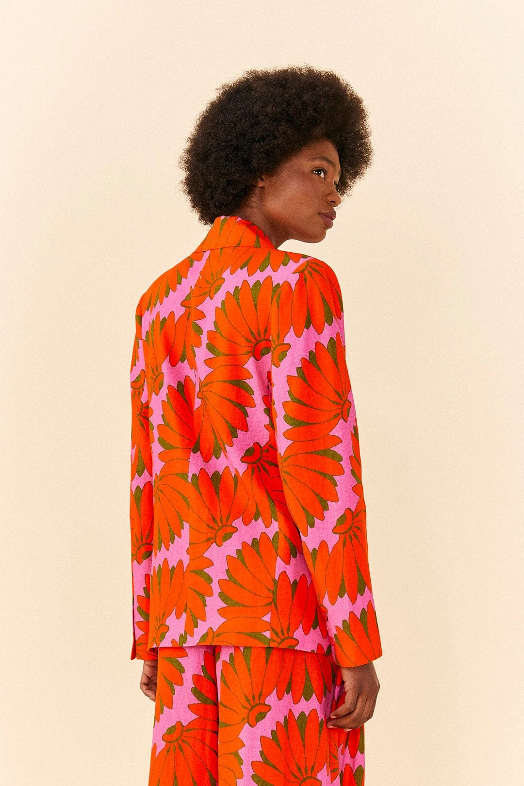 Farm Rio Pink Copacabana Blazer 4 Farm Rio Pink Copacabana Blazer - Image 4