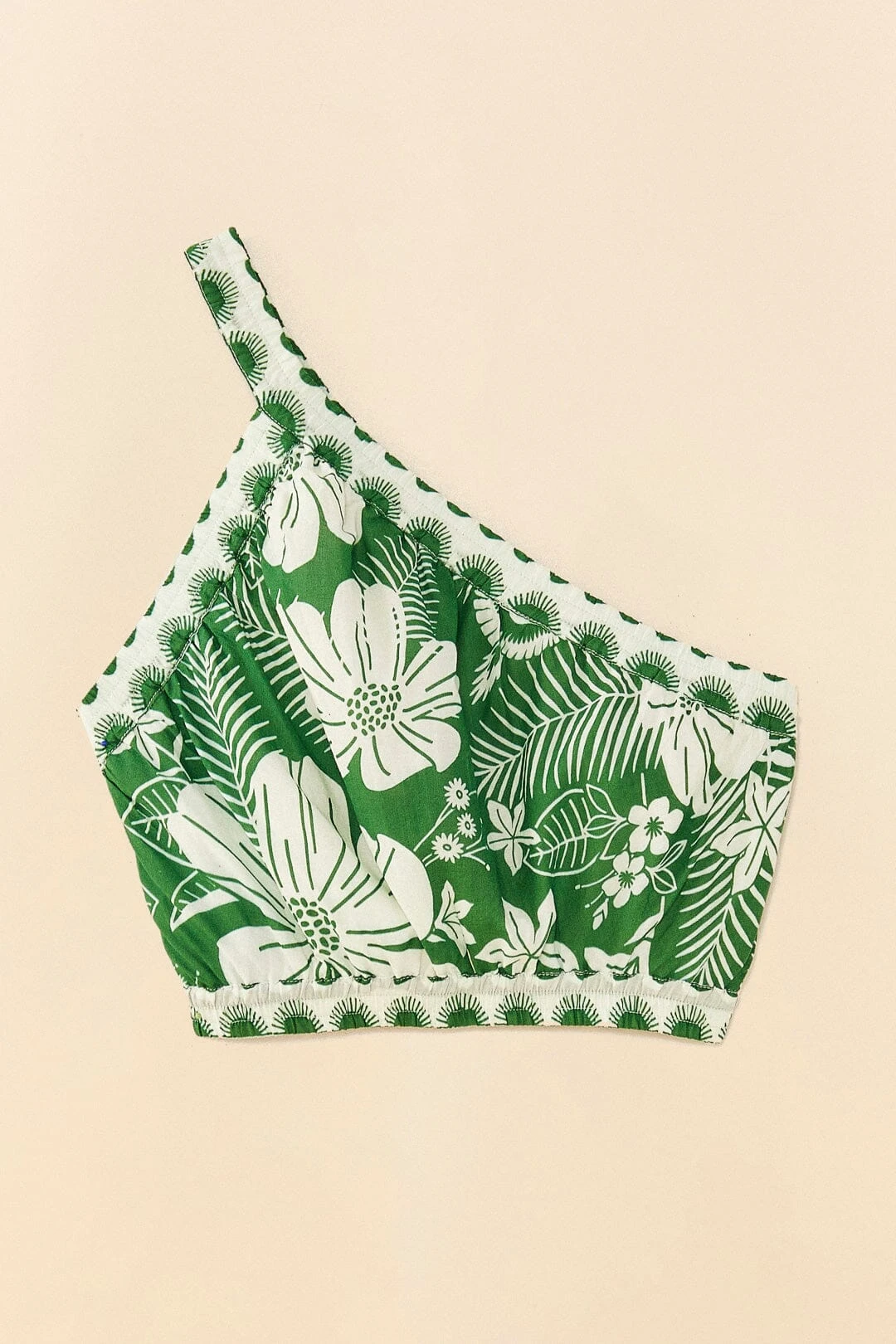 Farm Rio Off-White Macaw Elegance Crop Top 5 Farm Rio Off-White Macaw Elegance Crop Top - Image 5