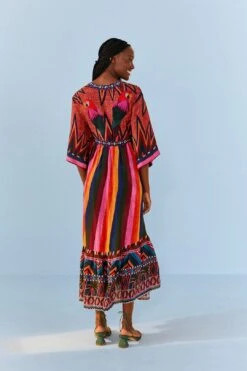 Macaw Show Maxi Dress 7 Macaw Show Maxi Dress -Farm Rio Shoop 306389 04