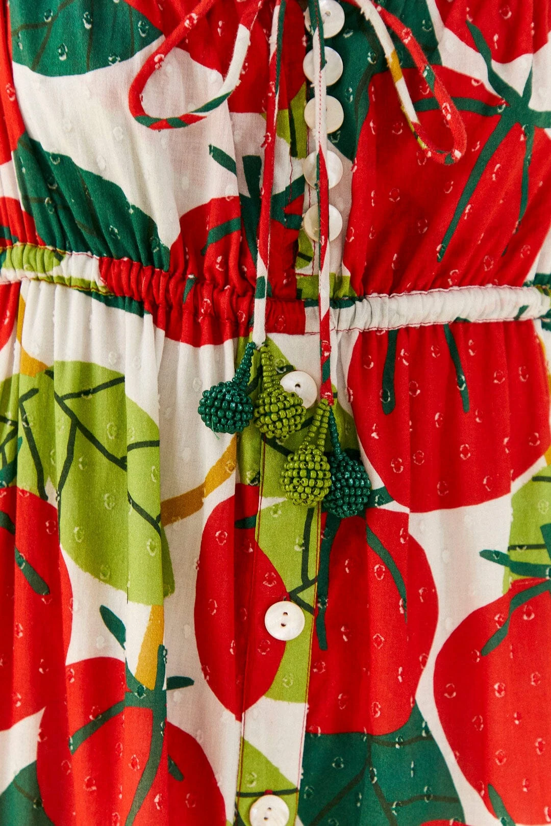 Farm Rio Tomato Midi Dress 5 Farm Rio Tomato Midi Dress - Image 5