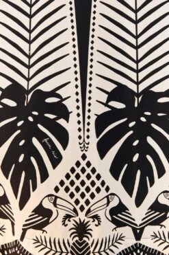 Black Macaw Elegance Maxi Dress -Farm Rio Shoop 306647 05