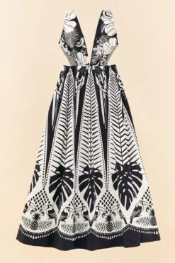 Black Macaw Elegance Maxi Dress -Farm Rio Shoop 306647 06