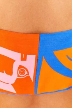 Farm Rio Mixed Rainbow Toucans Crop Top -Farm Rio Shoop 306649 05