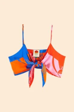 Farm Rio Mixed Rainbow Toucans Crop Top -Farm Rio Shoop 306649 06