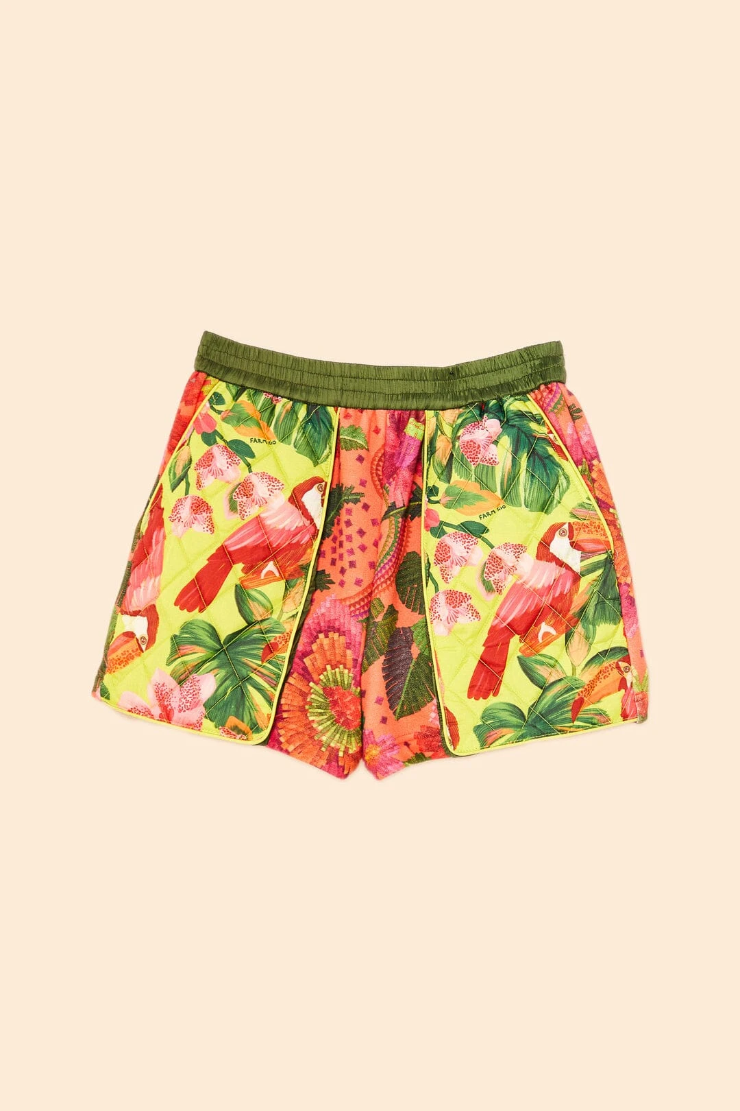 Farm Rio Orange Blooming GardenSweatshorts 5 Farm Rio Orange Blooming GardenSweatshorts - Image 5