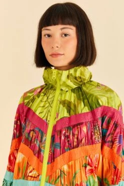 Farm Rio Mixed Prints Windbreaker -Farm Rio Shoop 306685 03