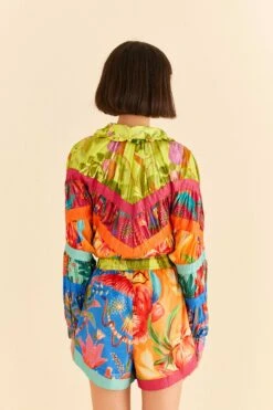 Farm Rio Mixed Prints Nylon Shorts 8 Farm Rio Mixed Prints Nylon Shorts -Farm Rio Shoop 306686 04