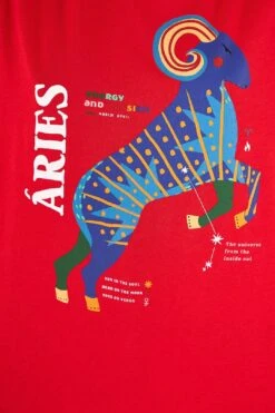 Farm Rio Aries Zodiac Organic Cotton T-Shirt -Farm Rio Shoop 306689 04
