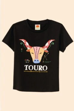 Farm Rio Taurus Zodiac Organic Cotton T-Shirt -Farm Rio Shoop 306690 06