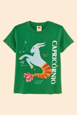Farm Rio Capricorn Zodiac Organic Cotton T-Shirt 9 Farm Rio Capricorn Zodiac Organic Cotton T-Shirt -Farm Rio Shoop 306698 06