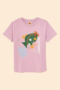 Farm Rio Aquarius Zodiac Organic Cotton T-Shirt -Farm Rio Shoop 306699 06
