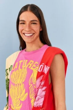 Farm Rio Mixed Prints Organic Cotton Mini Dress 8 Farm Rio Mixed Prints Organic Cotton Mini Dress -Farm Rio Shoop 306714 03