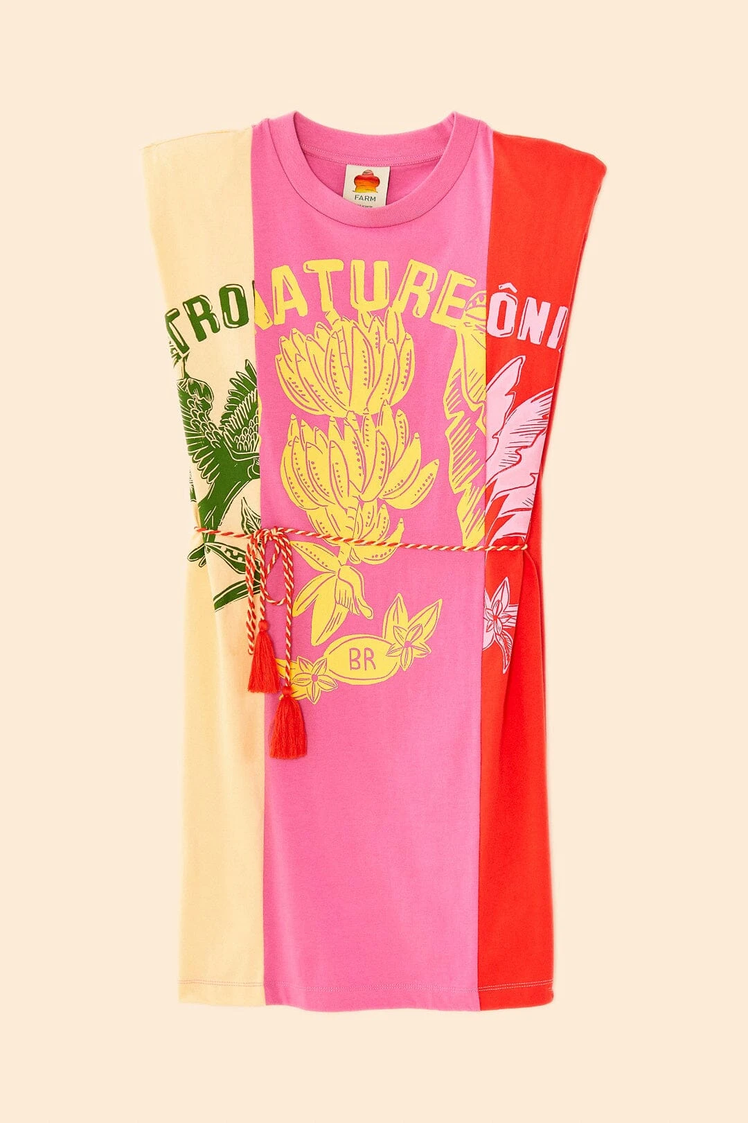 Farm Rio Mixed Prints Organic Cotton Mini Dress 6 Farm Rio Mixed Prints Organic Cotton Mini Dress - Image 6