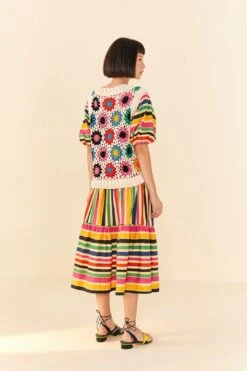 Farm Rio Multi Circles Crochet Vest 9 Farm Rio Multi Circles Crochet Vest -Farm Rio Shoop 306752 03