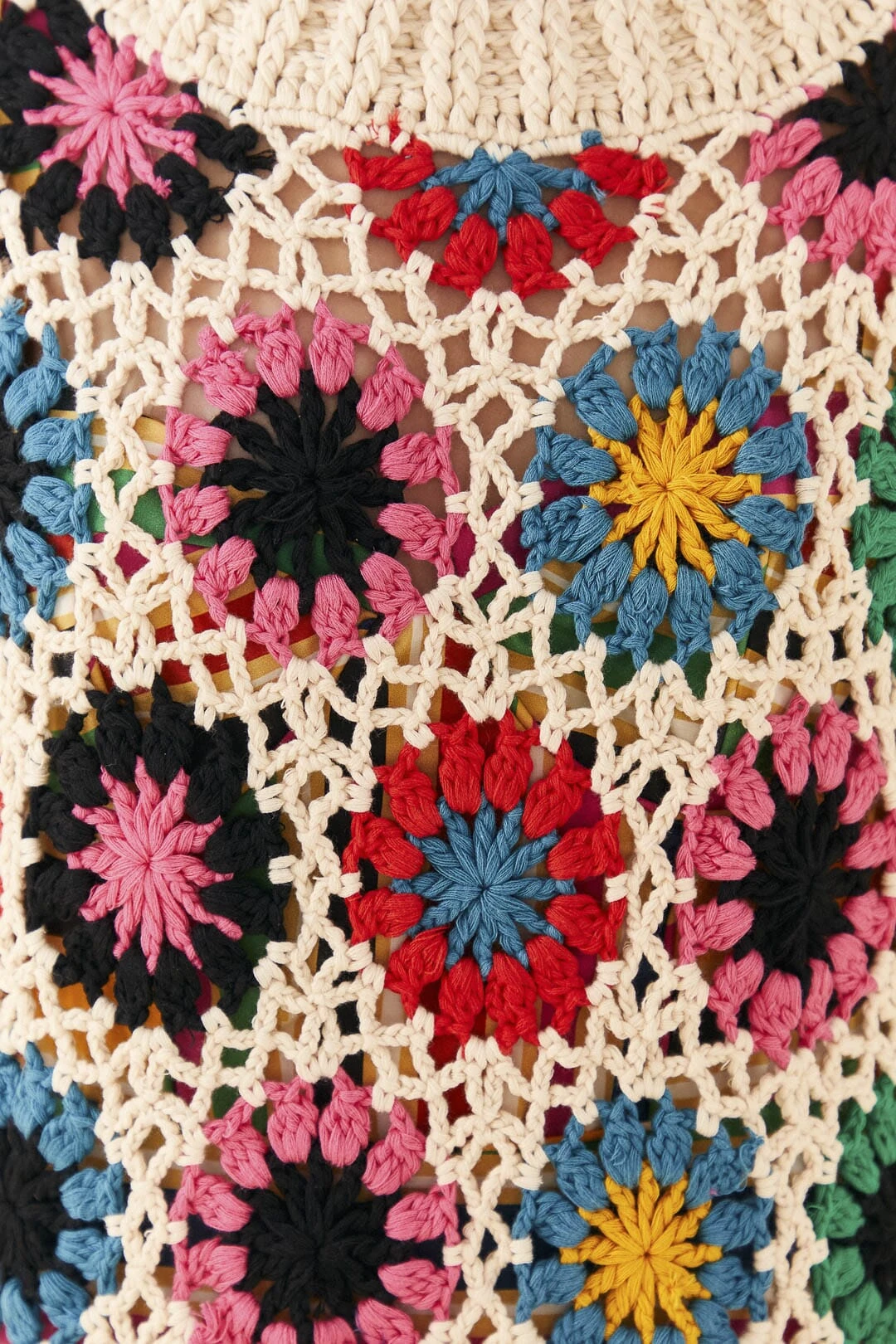 Farm Rio Multi Circles Crochet Vest 5 Farm Rio Multi Circles Crochet Vest - Image 5