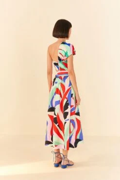 Farm Rio Colorful Monstera Midi Skirt 9 Farm Rio Colorful Monstera Midi Skirt -Farm Rio Shoop 306895 04