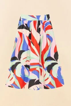 Farm Rio Colorful Monstera Midi Skirt 11 Farm Rio Colorful Monstera Midi Skirt -Farm Rio Shoop 306895 06