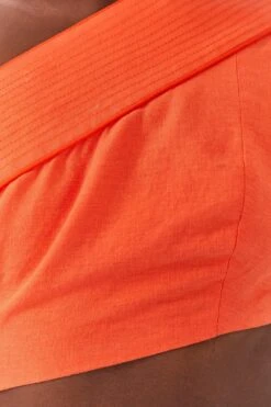 Farm Rio Orange One Shoulder Mini Dress 8 Farm Rio Orange One Shoulder Mini Dress -Farm Rio Shoop 306896 04