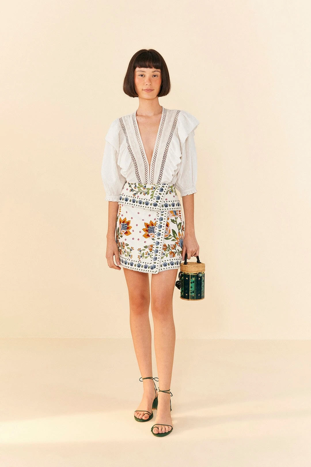 Farm Rio Off-White Lace Bodysuit 1 Farm Rio Off-White Lace Bodysuit