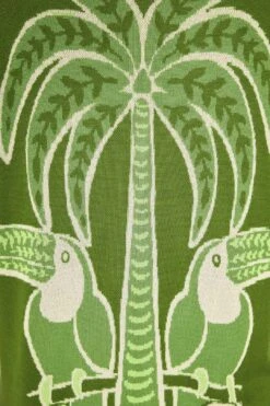 Farm Rio Green Summer Sunrise Lenzing™ Ecovero™ Viscose Knit Shirt -Farm Rio Shoop 306911 05