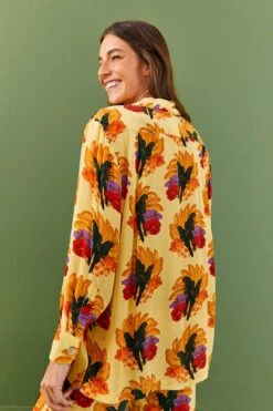 Farm Rio Banana Nest Pajama Shirt -Farm Rio Shoop 306914 03