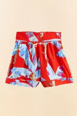 Farm Rio Red Sweet Jungle Organic Cotton Shorts -Farm Rio Shoop 306991 07