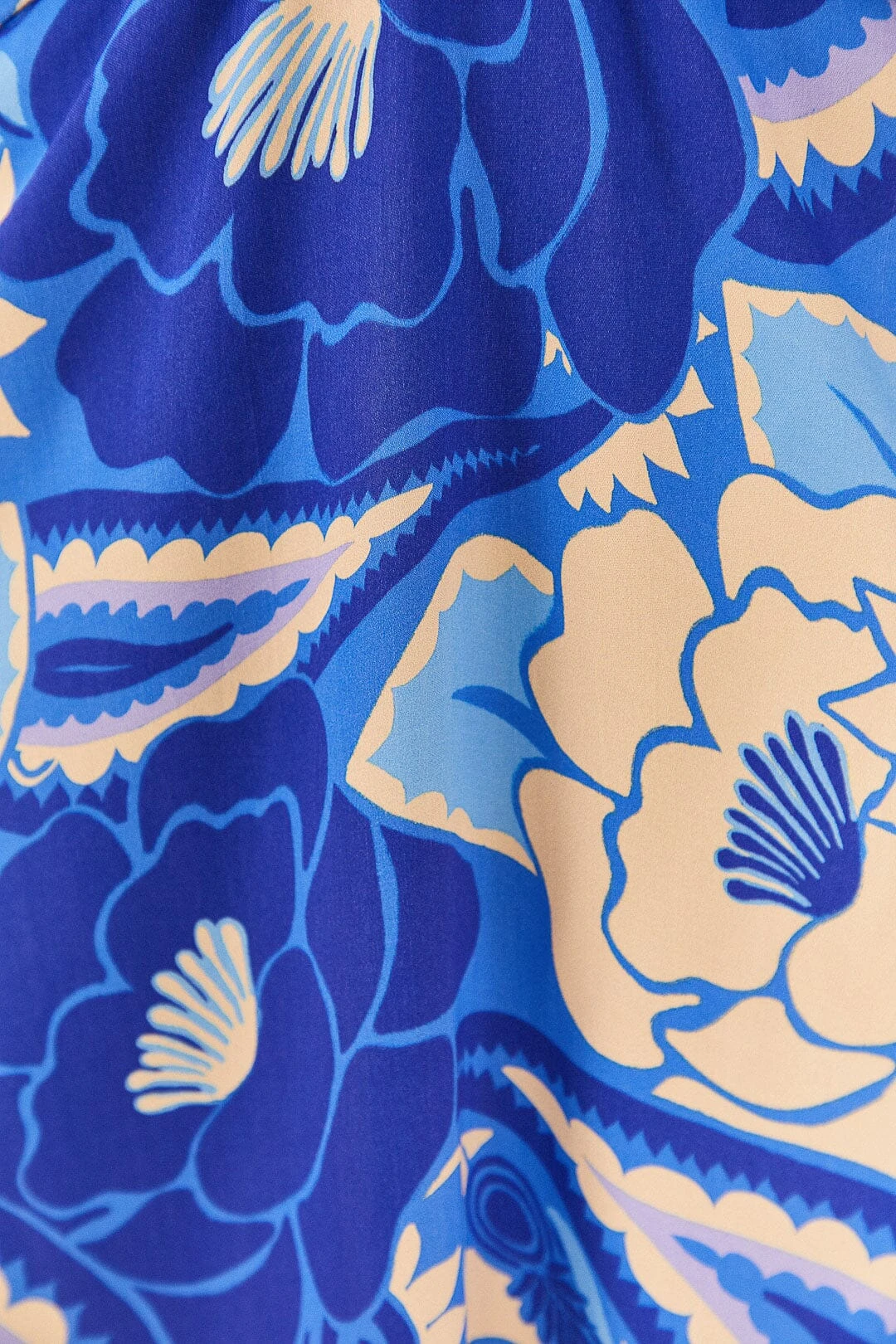 Farm Rio Blue Tropical Groove Lenzing™ Ecovero™ Viscose Midi Dress 5 Farm Rio Blue Tropical Groove Lenzing™ Ecovero™ Viscose Midi Dress - Image 5