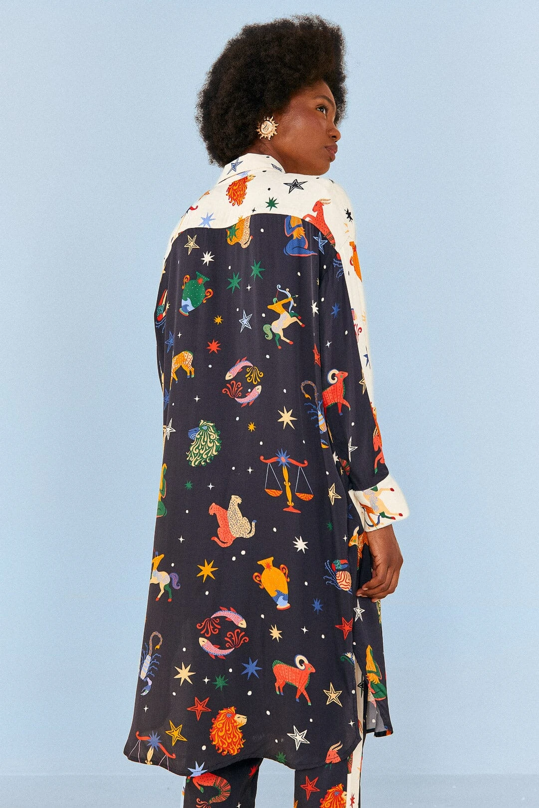 Farm Rio Zodiac Lenzing™ Ecovero™ Viscose Shirtdress 1 Farm Rio Zodiac Lenzing™ Ecovero™ Viscose Shirtdress