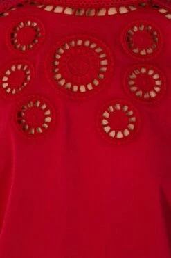 Farm Rio Red Romantic Blouse -Farm Rio Shoop 308188 04