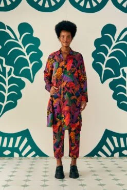 Farm Rio Leopard Mushroom Lenzing™ Ecovero™ Viscose Pants