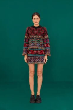 Farm Rio Black Night Sky Sweater -Farm Rio Shoop 308284 03