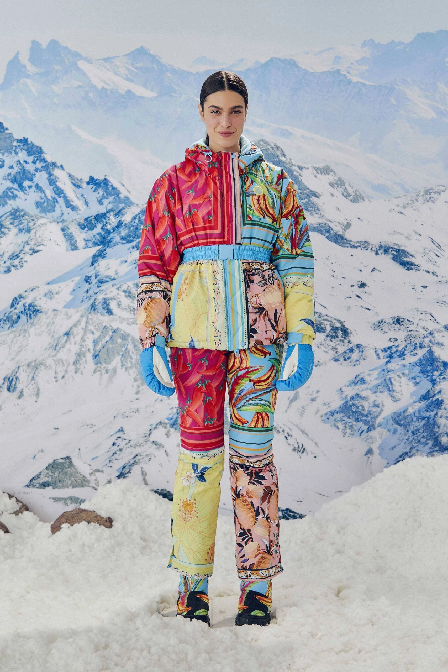 Farm Rio Mixed Scarves Ski Pants 2 Farm Rio Mixed Scarves Ski Pants - Image 2