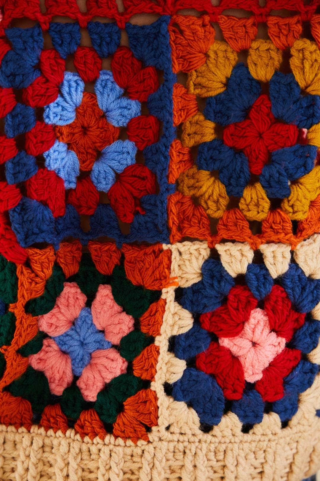Farm Rio Multicolor Patchwork Crochet Vest 4 Farm Rio Multicolor Patchwork Crochet Vest - Image 4
