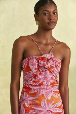 Farm Rio Red Coconut Tree Mini Dress -Farm Rio Shoop 309146 03