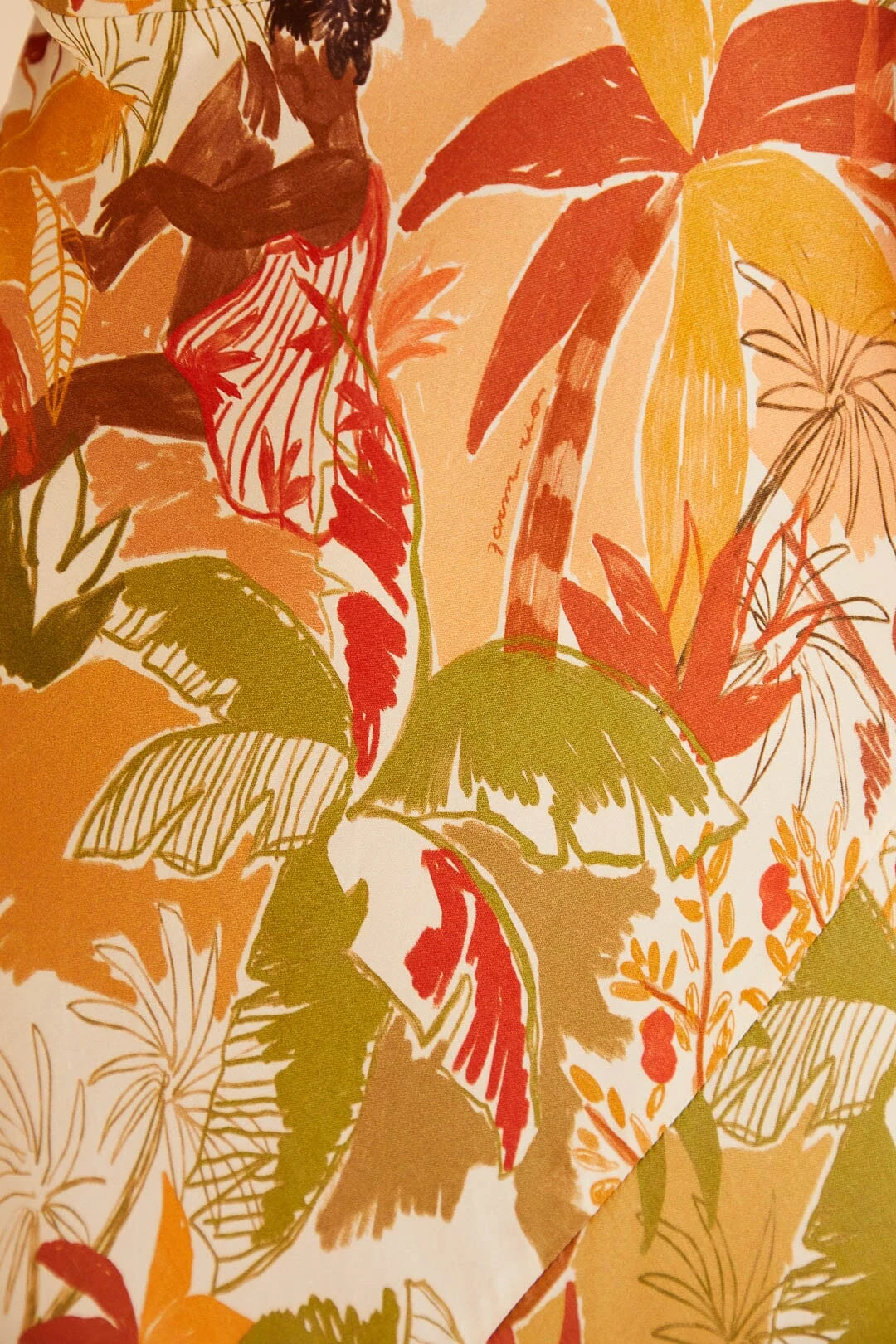 Farm Rio Sand Leopard Forest Midi Dress 5 Farm Rio Sand Leopard Forest Midi Dress - Image 5