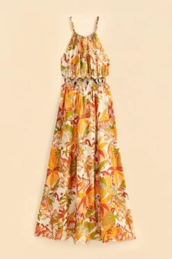 Farm Rio Sand Leopard Forest Maxi Dress 11 Farm Rio Sand Leopard Forest Maxi Dress -Farm Rio Shoop 309151 06