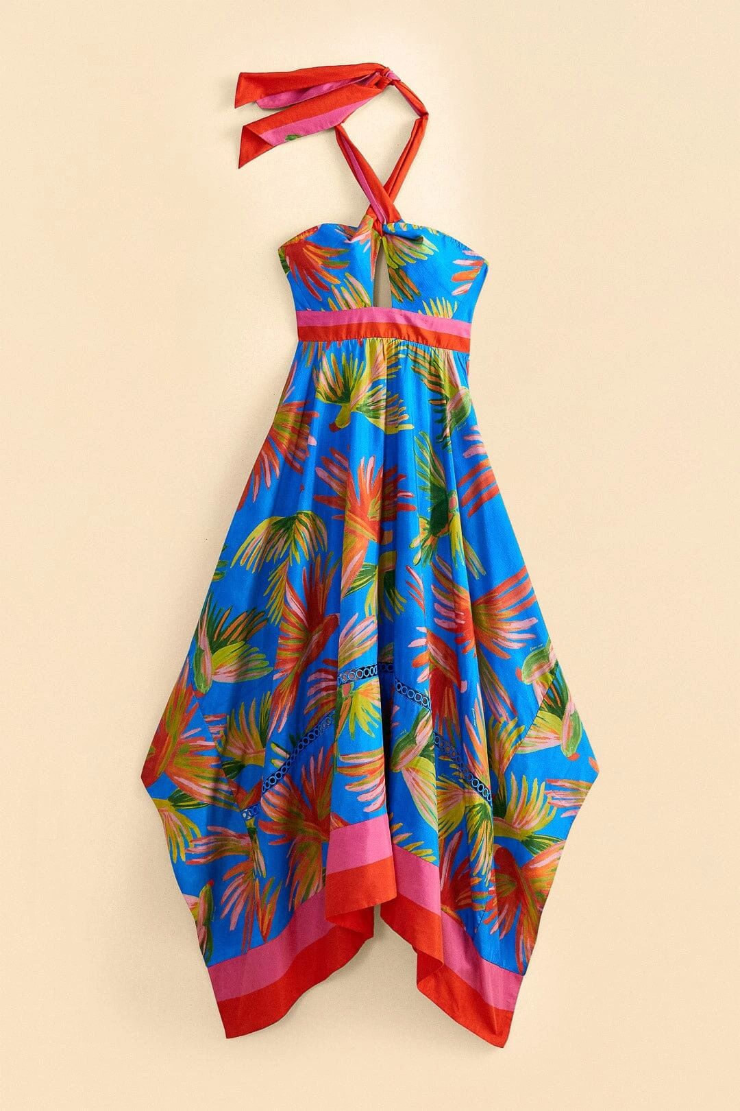 Farm Rio Blue Painted Birds Maxi Dress 5 Farm Rio Blue Painted Birds Maxi Dress - Image 5