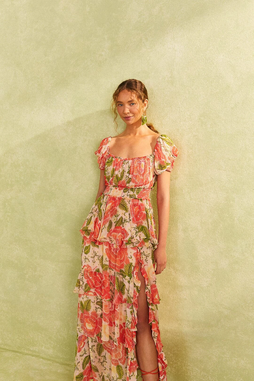 Farm Rio Pink Blooming Floral Maxi Dress 2 Farm Rio Pink Blooming Floral Maxi Dress - Image 2
