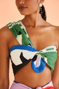 Farm Rio Brasil Bahia Scarves Crop Top -Farm Rio Shoop 309173 03