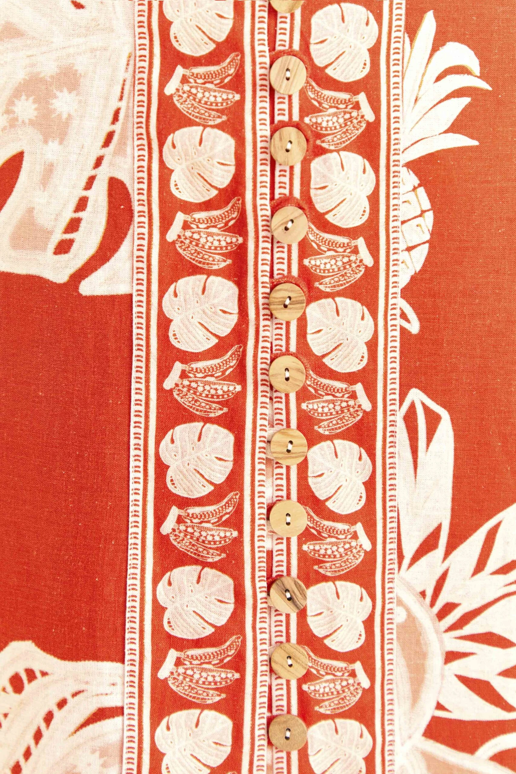 Farm Rio Red Lace Monsteras Crop Top 5 Farm Rio Red Lace Monsteras Crop Top - Image 5