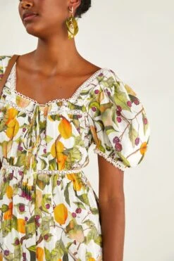 Farm Rio Off-white Fruit Orchard Mini Dress 8 Farm Rio Off-white Fruit Orchard Mini Dress -Farm Rio Shoop 309184 04